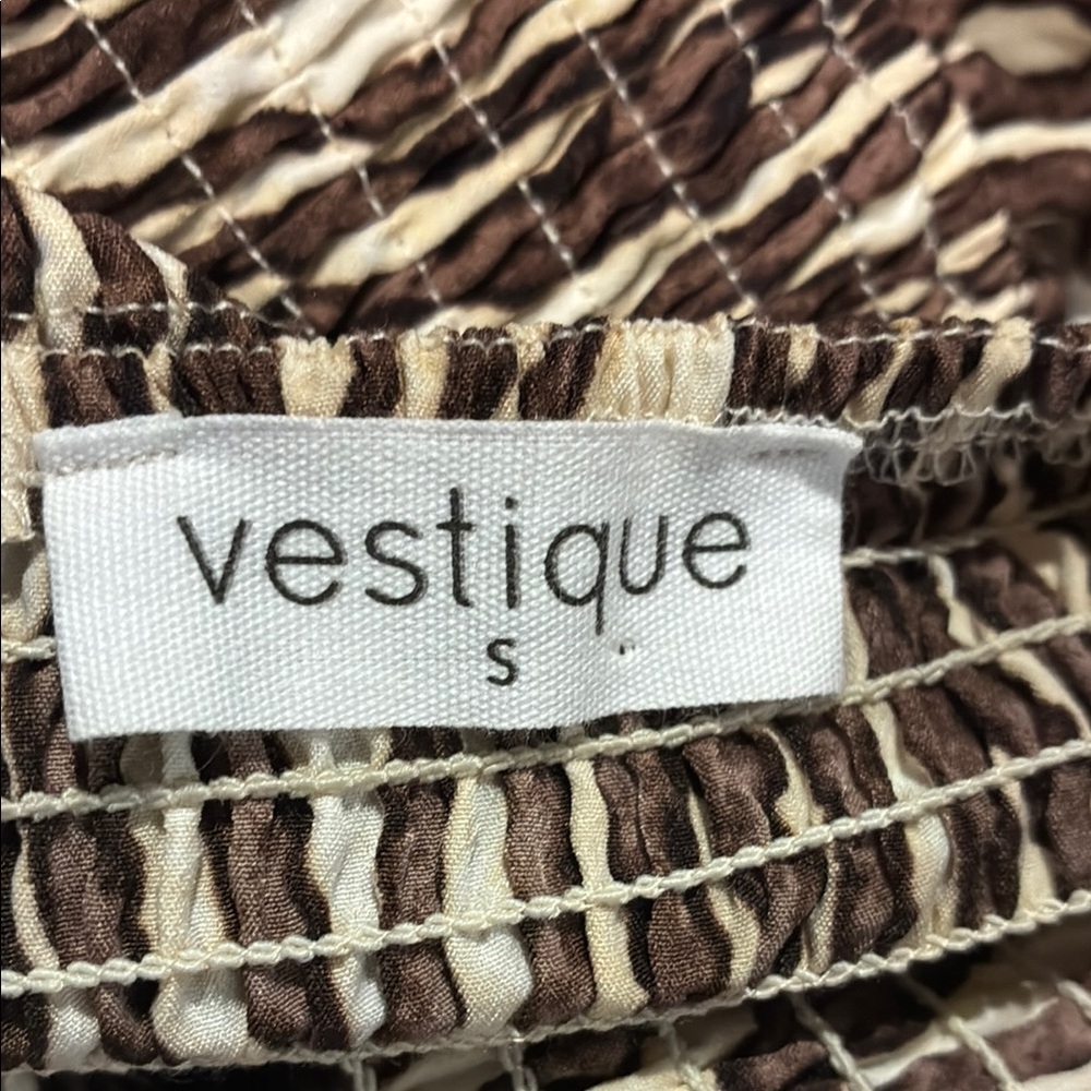 Vestique Zebra Print Maxi Dress. Size Small. - Picture 7 of 10